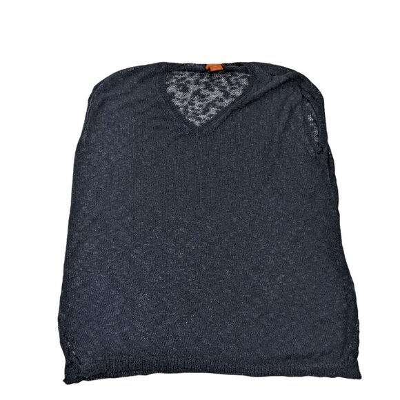 Joe Fresh Large Black Lace V-Neck Vest 1g - Picture 1 of 6